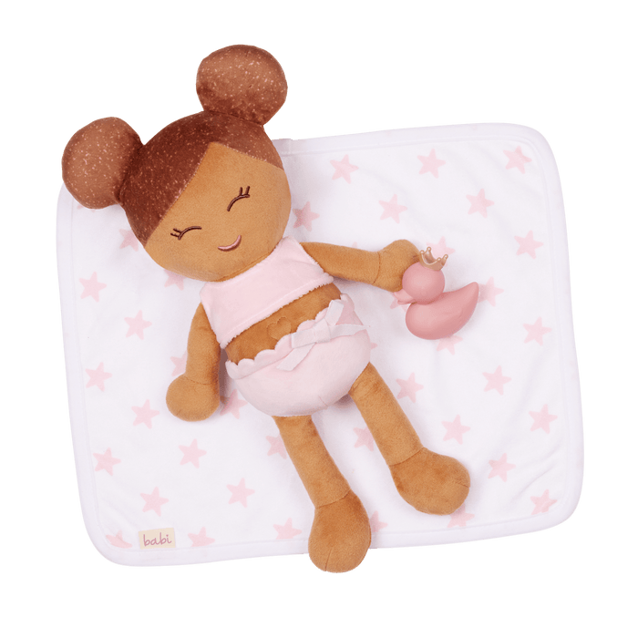 LullaBaby Plush Bath Doll & Accessories