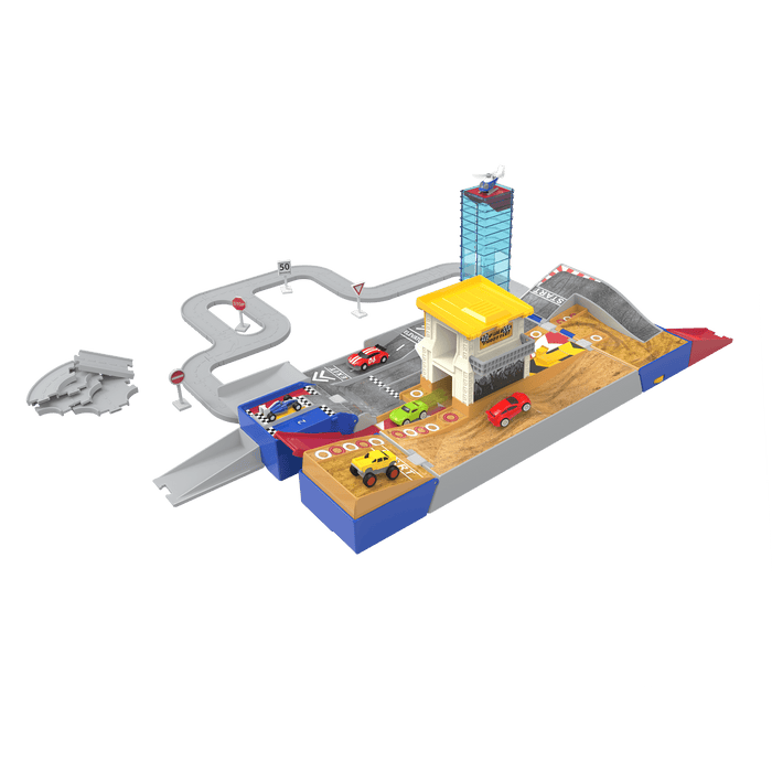 Driven Pocket 2 in 1 Race Track Fleet