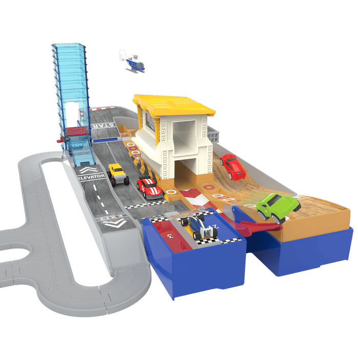 Driven Pocket 2 in 1 Race Track Fleet