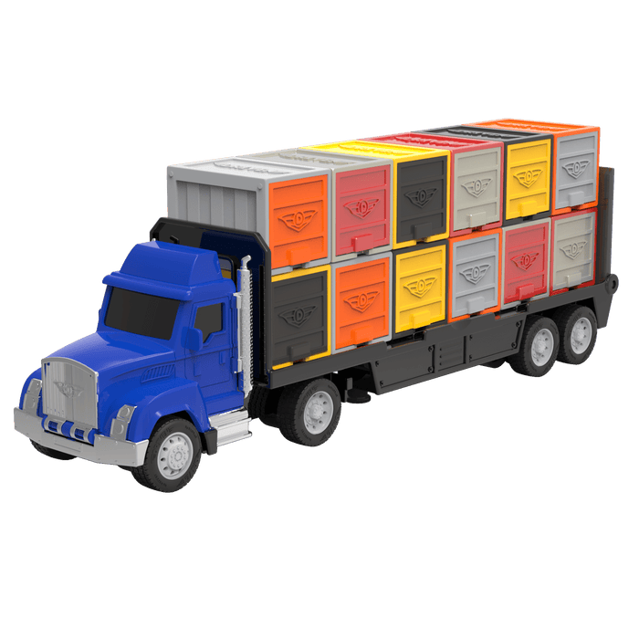 Pocket storage semi truck collection launcher car carrier