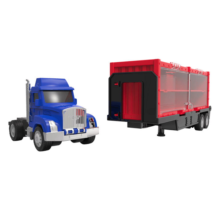 Pocket storage semi truck collection launcher car carrier