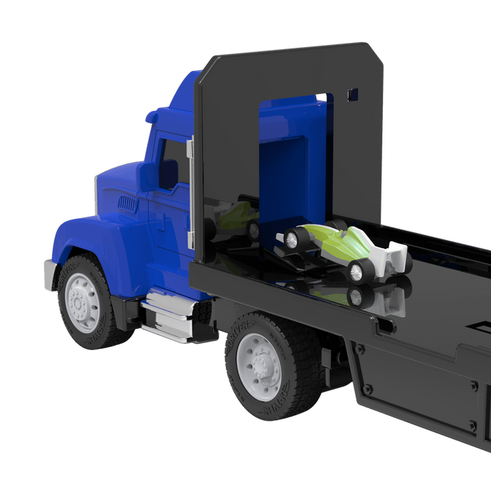 Pocket storage semi truck collection launcher car carrier