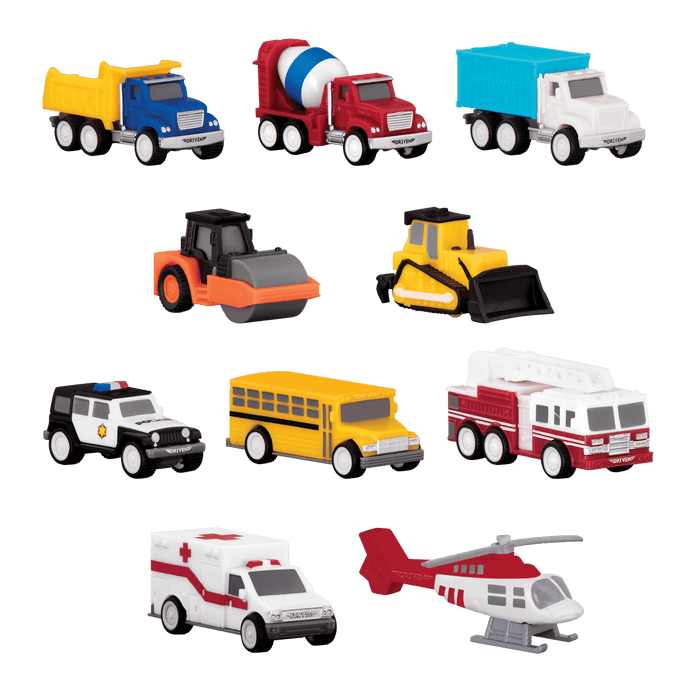 Mini toy vehicle set