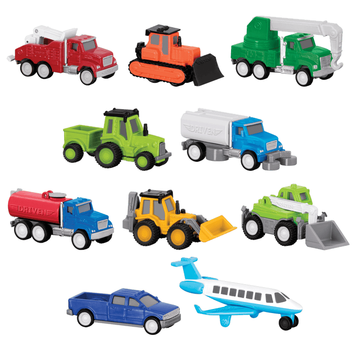 Miniature toy vehicle set