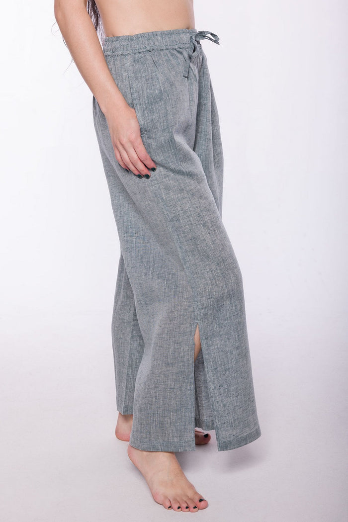 Po'Ipu | Women's Stainproof Linen Lyocell Blend Pants