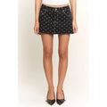 Polka Dot Twill Micro Mini skirt