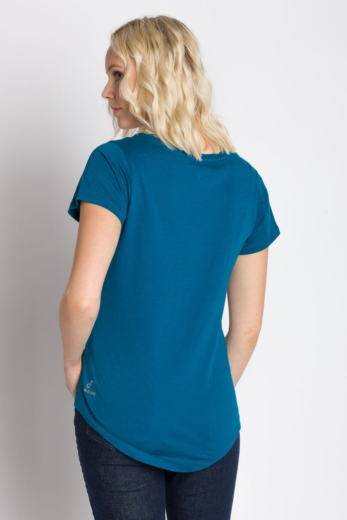 Polly | Women's Anti-Stain Dropped Neckline Tee