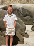 POLREATH Pink stripe Polo