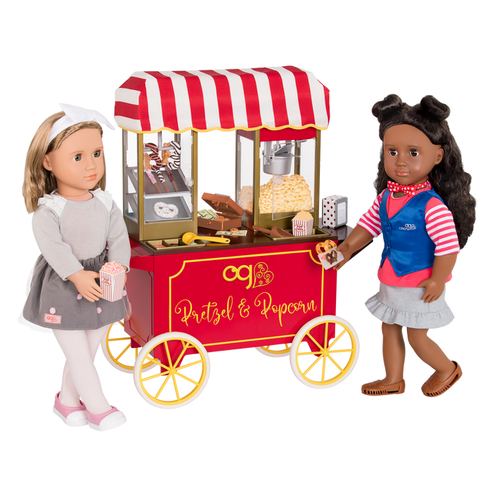 Our Generation Poppin' Plenty Snack Cart for 18-inch Dolls