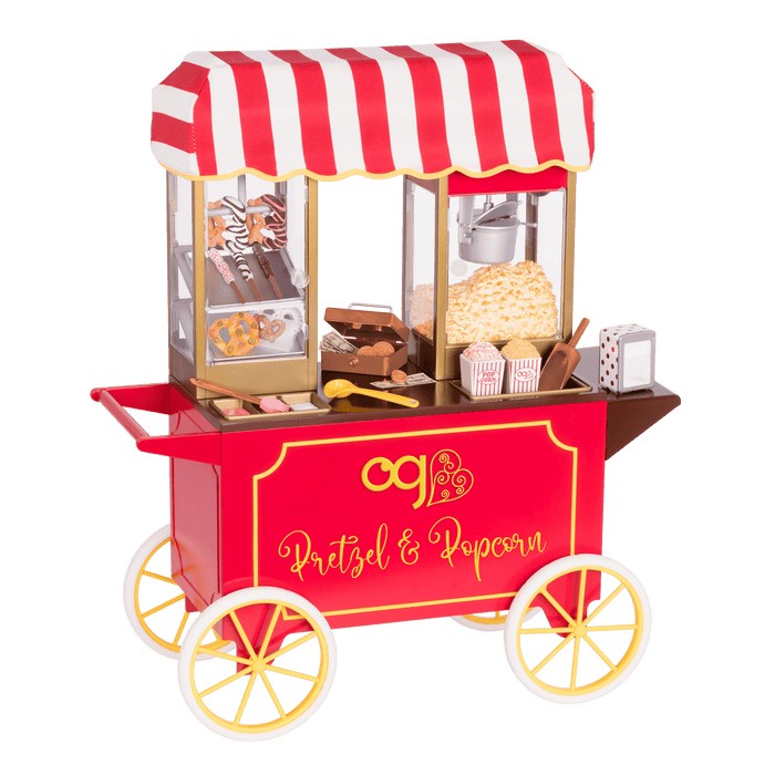 Our Generation Poppin' Plenty Snack Cart for 18-inch Dolls