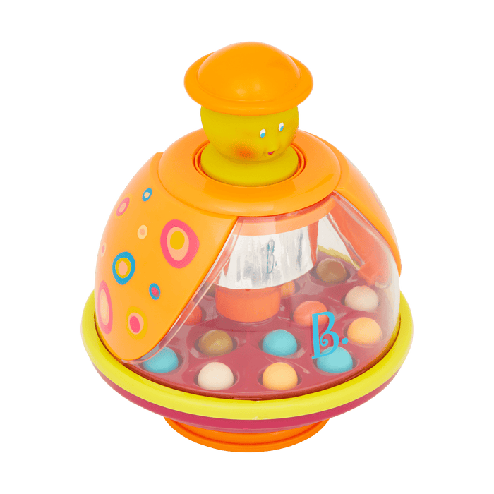 Ladybug tumble toy with colorful balls