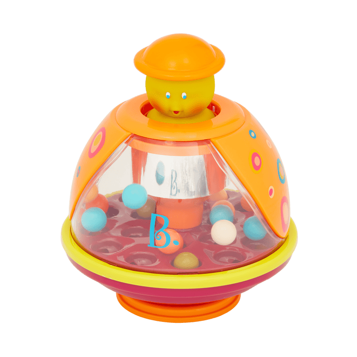 Ladybug tumble toy with colorful balls