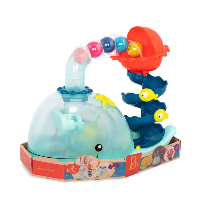 Light-up whale ball popper