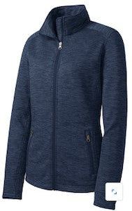 Port Authority ® Ladies Digi Stripe Fleece Jacket