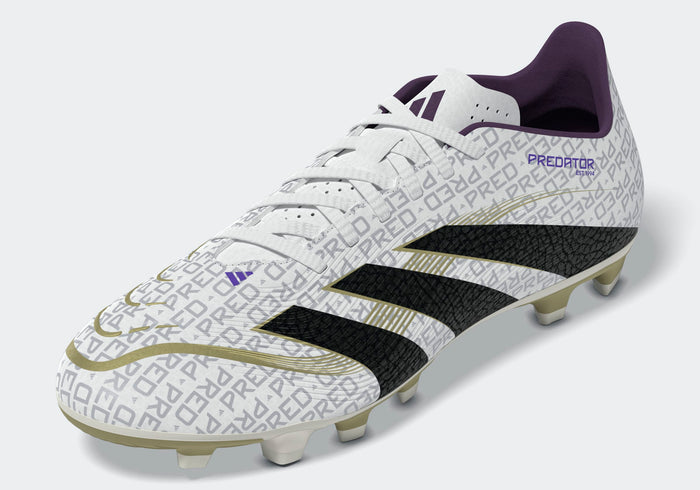 adidas Predator Club Flexible Ground Boots | White / Black | Men's