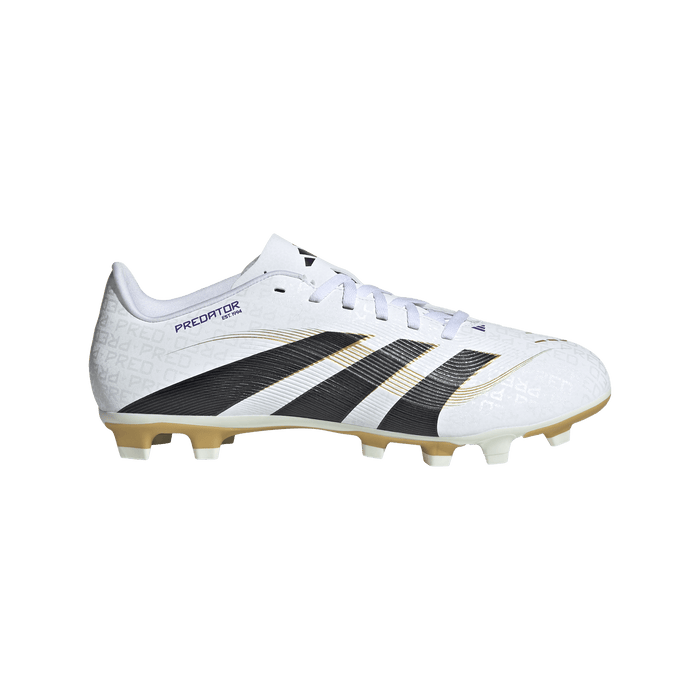 adidas Predator Club Flexible Ground Boots | White / Black | Men's