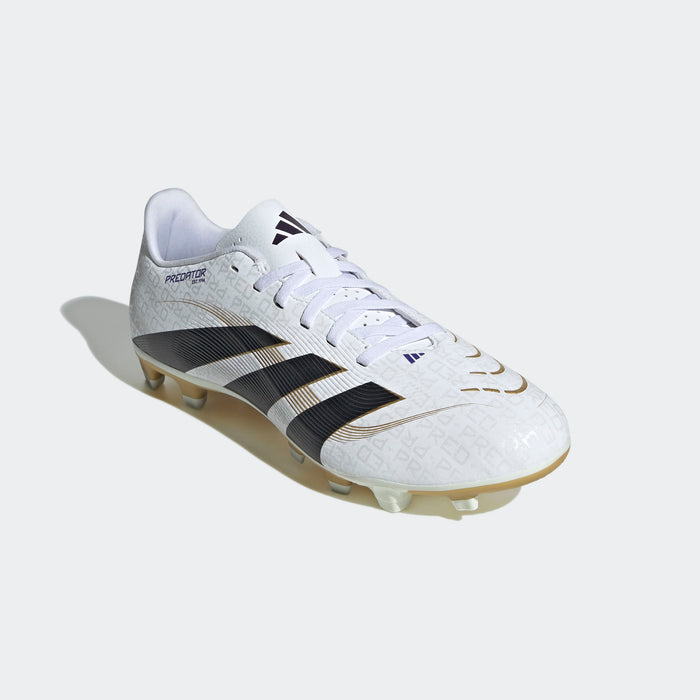adidas Predator Club Flexible Ground Boots | White / Black | Men's