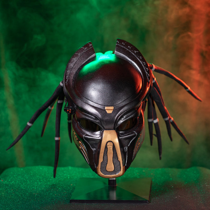 Predator Mask with Dreads - Movie Replica Prop - Adult Halloween & Cos