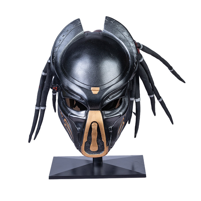 Predator Mask with Dreads - Movie Replica Prop - Adult Halloween & Cos