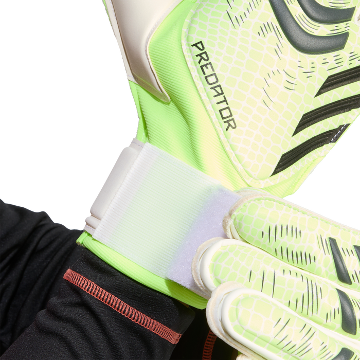 adidas Predator Training Soccer Goalkeeper Gloves | Lucid Lemon/White/Black | Men's