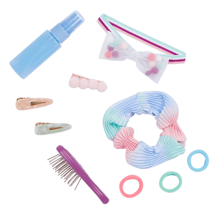 Our Generation Pretty Pom Poms Hair Accessories for 18-inch Dolls