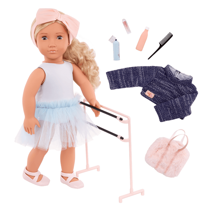 Our Generation 18-inch Doll Prima with ballet outfit and accessories