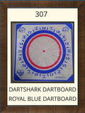 Pro Dart 307 Dart Shark Dartboard - Royal Blue