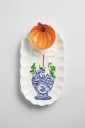 Pumpkin bowl and tray festive set