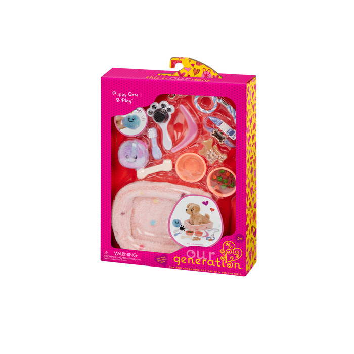Our Generation Puppy Care & Play Set for 18" Dolls