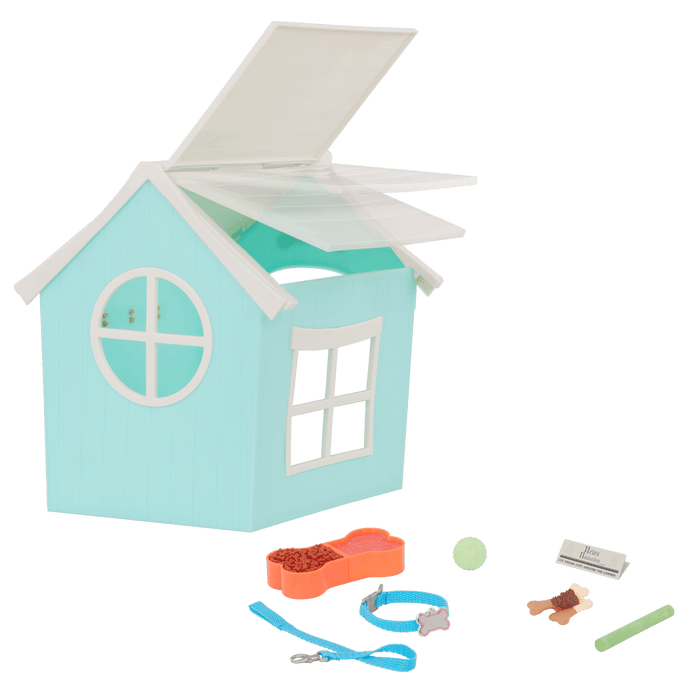 Our Generation Puppy Place Dog House & Pet Set for 18-inch Dolls