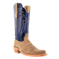R. Watson Men's Narrow Square Toe Western Boot in Cafe Boar