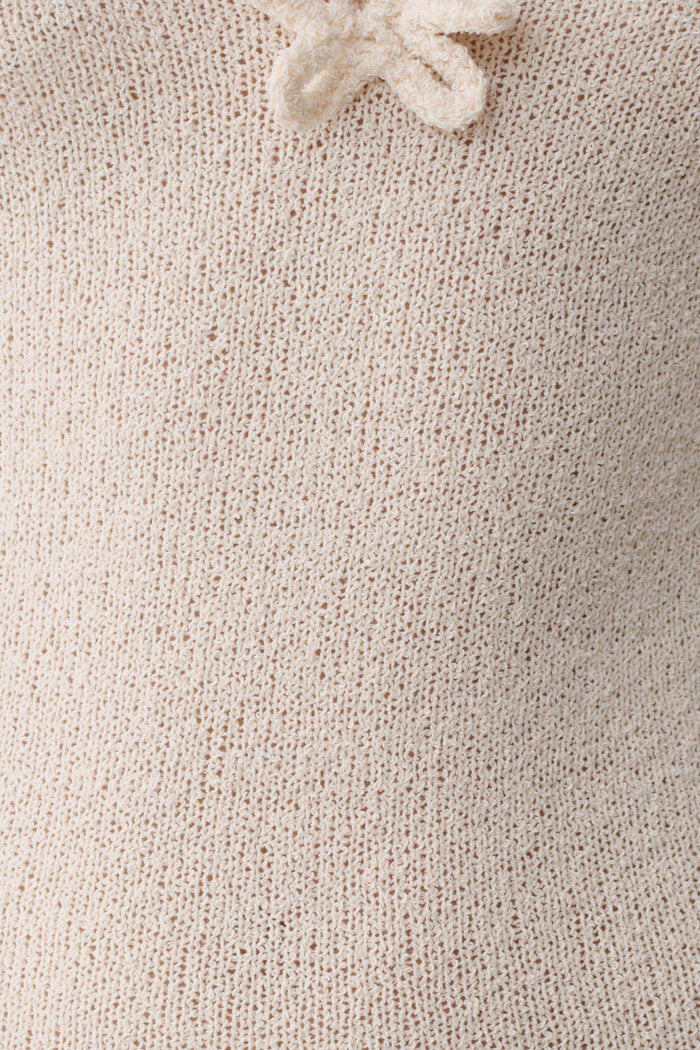 Rachael Knit Midi Dress - Nude