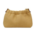 Raffia Chain-Handle Handbag