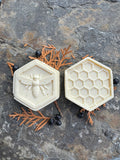 Raw Cow's Milk and Tallow Soap QUEEN BEE BAR (Apple Sage Scent)  (NEW)