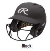 Rawlings Coolflo Max Highlighter Fastpitch Helmet