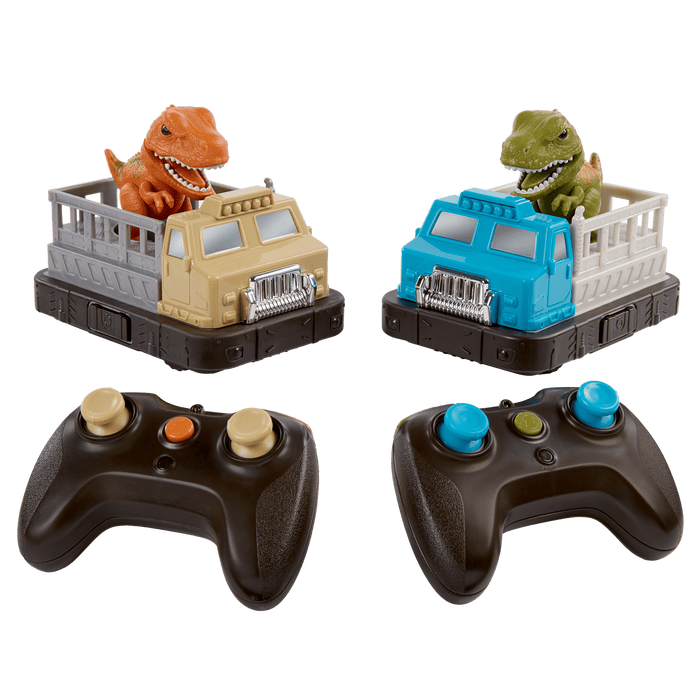 Remote control RC dinosaur bumper cars game 2-player game
