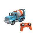 Blue toy cement mixer with remote control