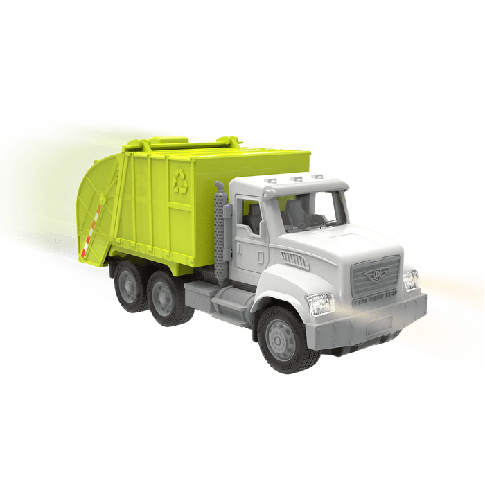 Green toy recycling truck with remote control