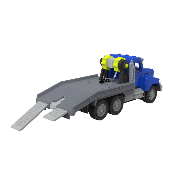 blue tow truck toy for kids with remote control