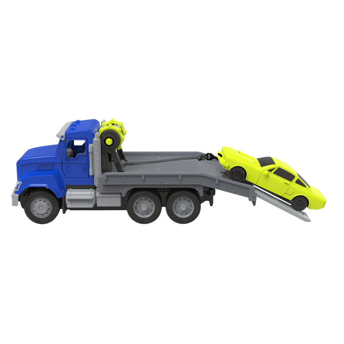 blue tow truck toy for kids with remote control