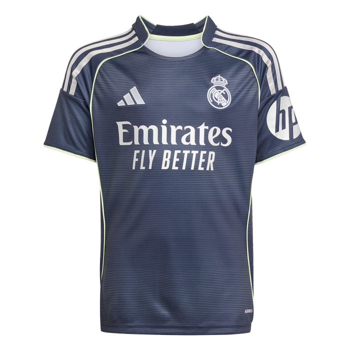 adidas Real Madrid 25/26 Away Soccer Jersey | Navy / Grey | Kid's