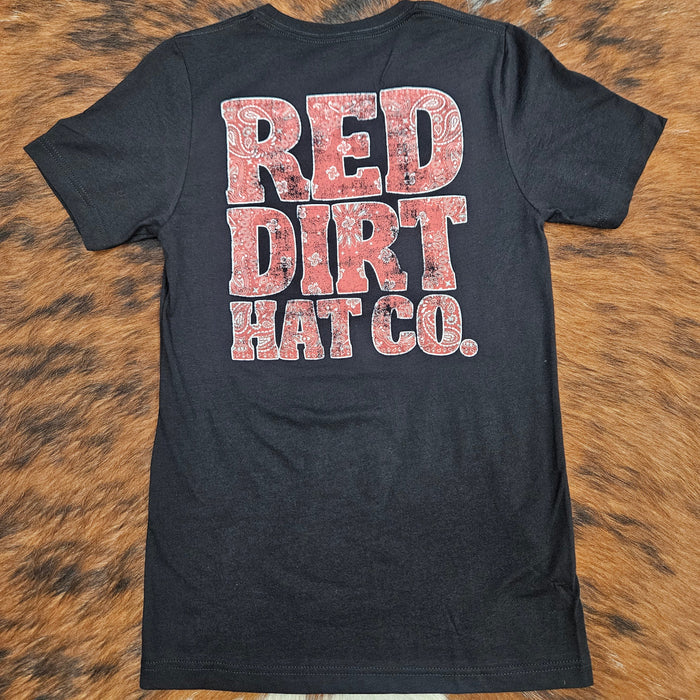 Red Dirt Hat Co. "Paisley" Graphic T-Shirt in Black