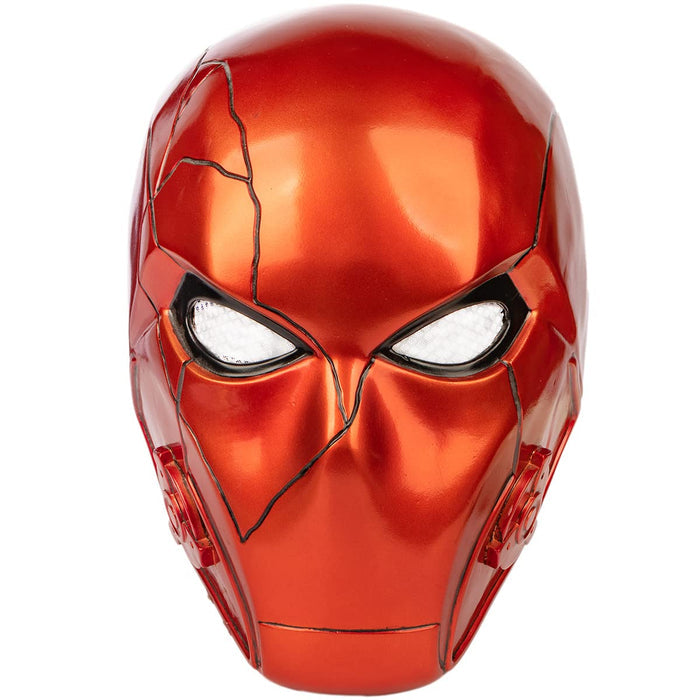 Red Hood Helmet With Light - Jason Todd Replica Mask - Game Titan2 Deluxe Prop