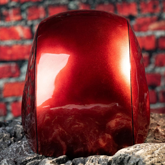 Red Hood Resin Helmet Deluxe Prop UV Bright Surface Halloween
