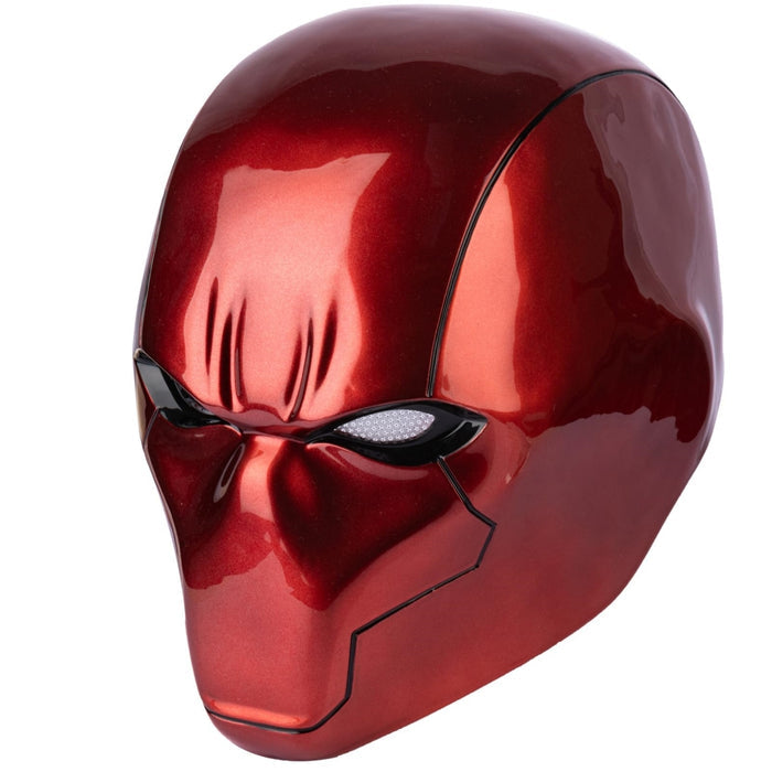 Red Hood Resin Helmet Deluxe Prop UV Bright Surface Halloween