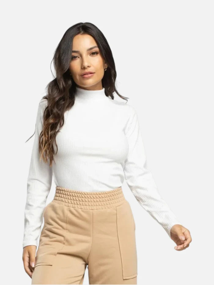 Remera Mujer Fila Essentials Canelada Crema