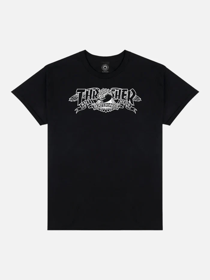 Remera Thrasher Mag Banner Negro