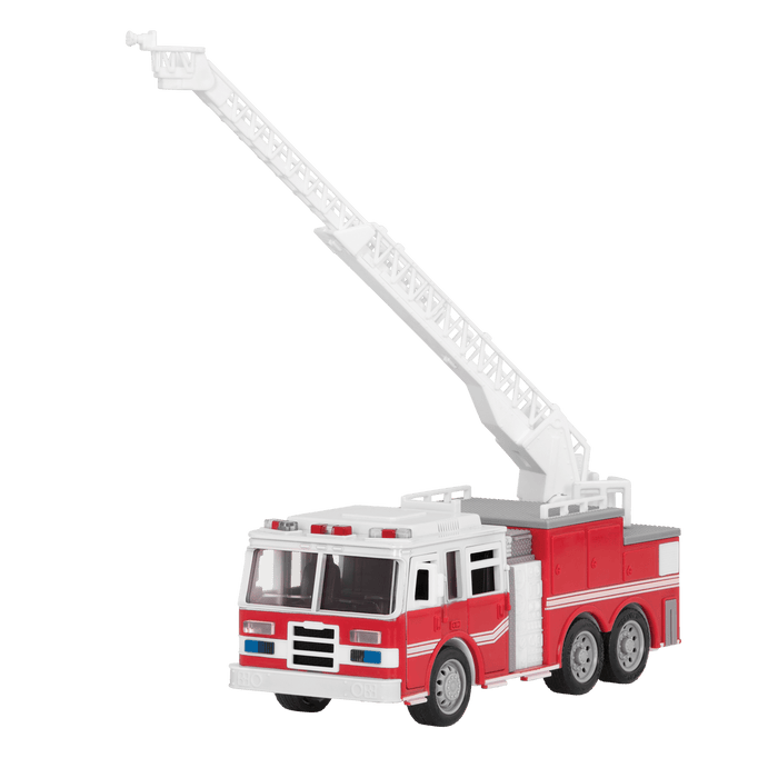 Toy emergency vehicle set.