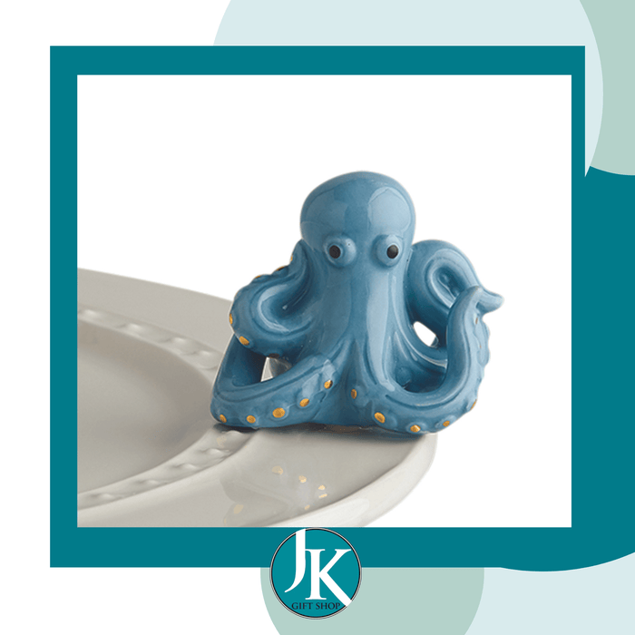 Retired Nora Fleming Mini Octopus A244 Under The Sea
