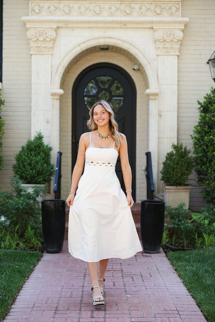 Ric Rac Midi Dress